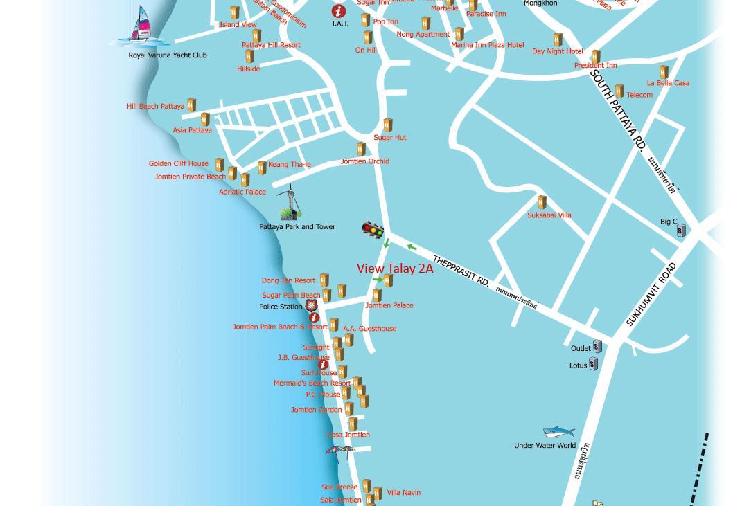 View Talay 2 Suite Apartments Jomtien Beach Εξωτερικό φωτογραφία